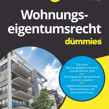 Wohnungseigentumsrecht für Dummies