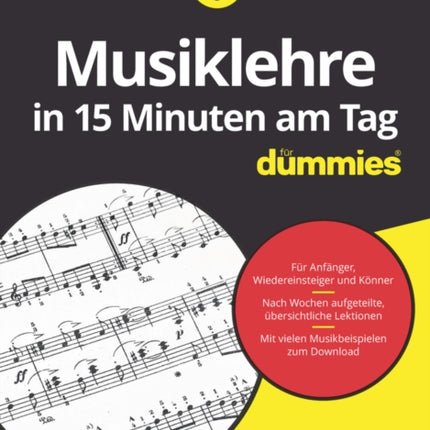 Musiklehre in 15 Minuten am Tag für Dummies