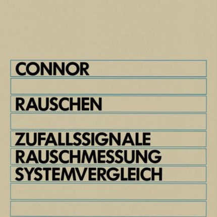 Rauschen: Zufallssignale, Rauschmessung,