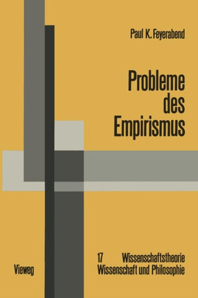 Probleme des Empirismus: Schriften zur Theorie