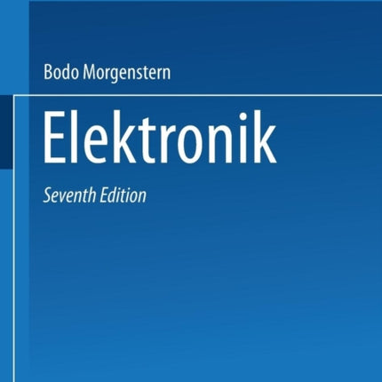 Elektronik 1: Bauelemente