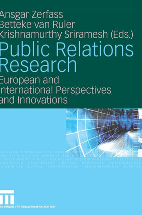 Public Relations Research: European and International Perspectives and Innovations