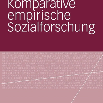 Komparative empirische Sozialforschung