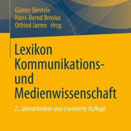 Lexikon Kommunikations- und Medienwissenschaft