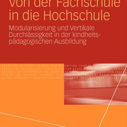 Von der Fachschule in die Hochschule: