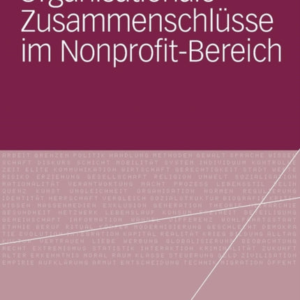 Organisationale Zusammenschlüsse im Nonprofit-Bereich