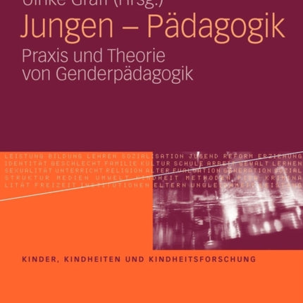 Jungen – Pädagogik: Praxis und Theorie von
