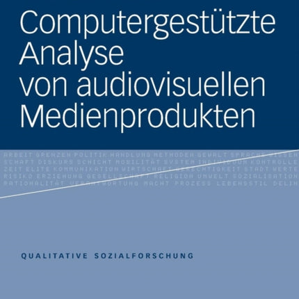 Computergestützte Analyse von audiovisuellen