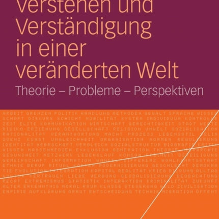 Verstehen und Verständigung in einer veränderten