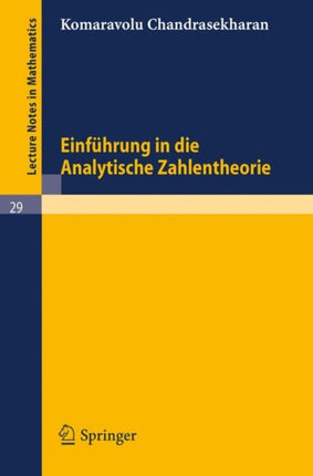 Einführung in die Analytische Zahlentheorie