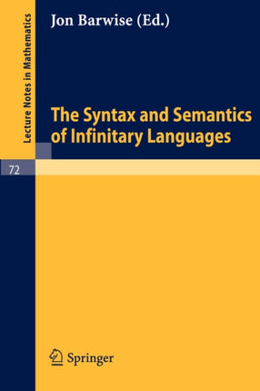 The Syntax and Semantics of Infinitary Languages