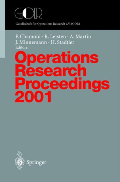 Operations Research Proceedings 2001: Selected