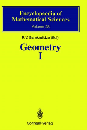 Geometry I: Basic Ideas and Concepts of