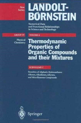 Densities of Aliphatic Hydrocarbons: Alkenes,
