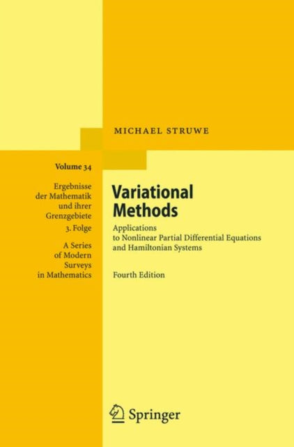 Variational Methods: Applications to Nonlinear Partial Differential Equations and Hamiltonian Systems