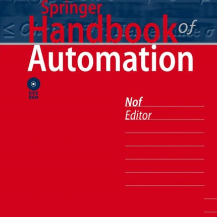 Springer Handbook of Automation