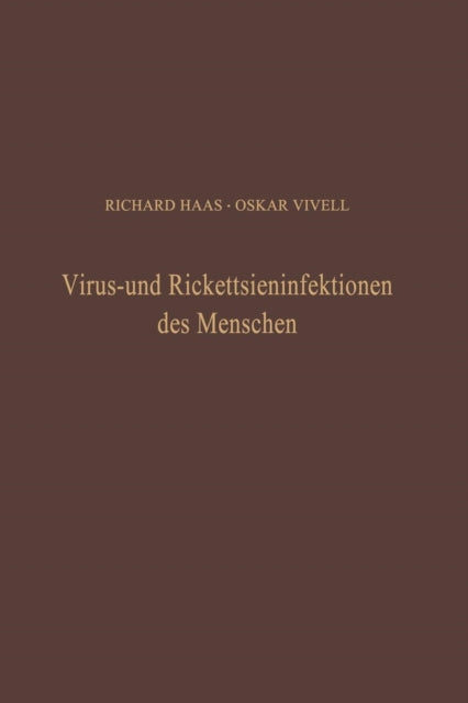 Virus- und Rickettsieninfektionen des Menschen