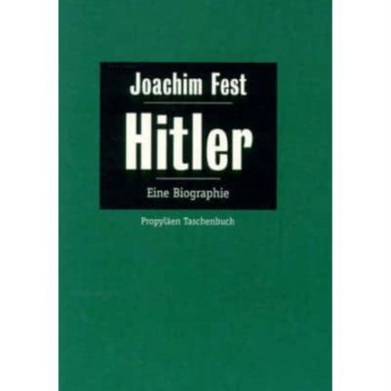 Hitler; Eine Biographie