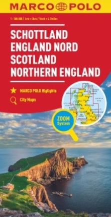 Scotland Marco Polo Map: Also covers Northern England