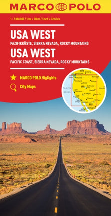 USA West Marco Polo Map