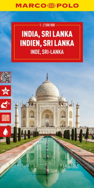 India Sri Lanka Nepal Bangladesh Marco Polo Map