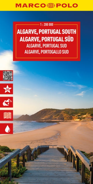 Algarve Portugal South Marco Polo Map