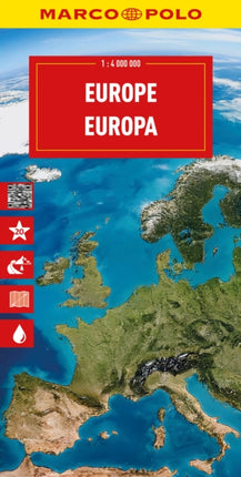 MARCO POLO Reisekarte Europa 14 Mio.