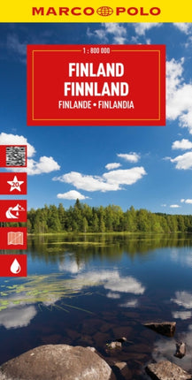 MARCO POLO Reisekarte Finnland 1800.000