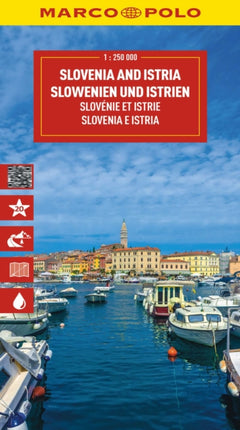 MARCO POLO Reisekarte Slowenien und Istrien 1250.000