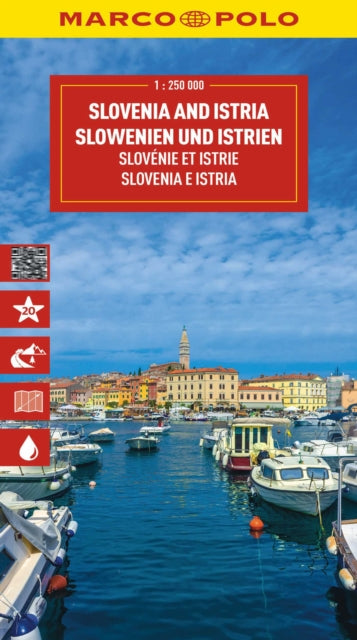 MARCO POLO Reisekarte Slowenien und Istrien 1250.000