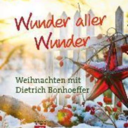 Wunder aller Wunder Weihnachten mit Dietrich Bonhoeffer