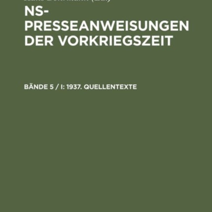1937. Quellentexte