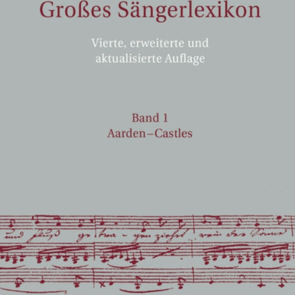 Großes Sängerlexikon