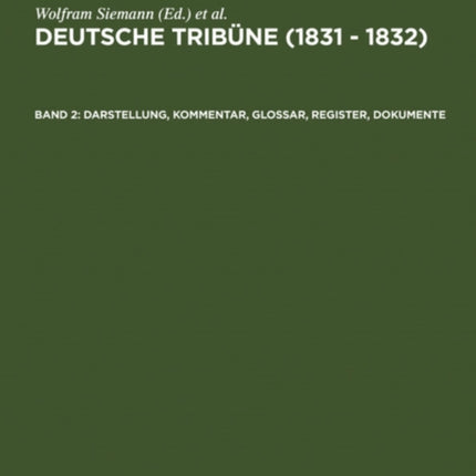 Darstellung, Kommentar, Glossar, Register, Dokumente