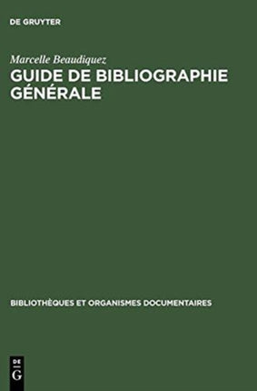 Guide de Bibliographie générale