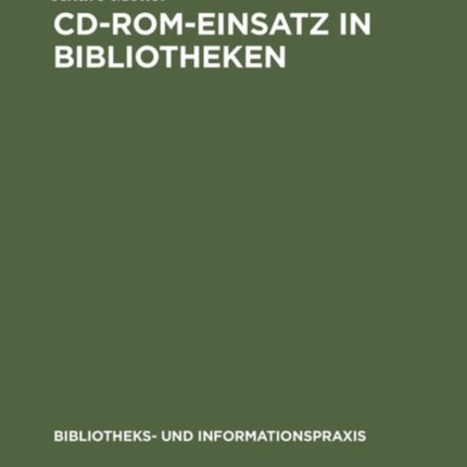CD-ROM-Einsatz in Bibliotheken