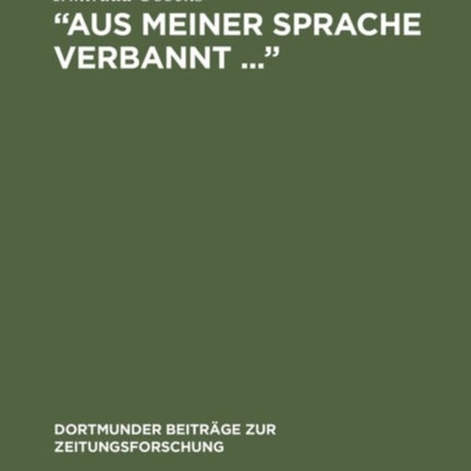 Aus meiner Sprache verbannt ...