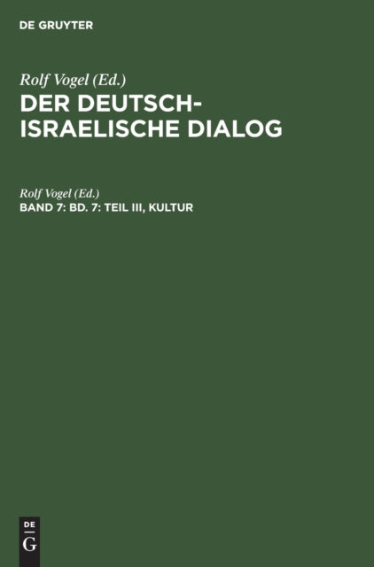 Bd. 7: Teil III, Kultur