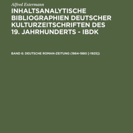 Deutsche Roman-Zeitung (1864-1880 [-1925])