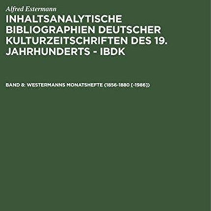 Westermanns Monatshefte (1856-1880 [-1986])