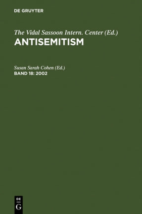 2002 18 Antisemitism Bibliography