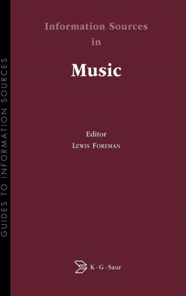 Information Sources in Music