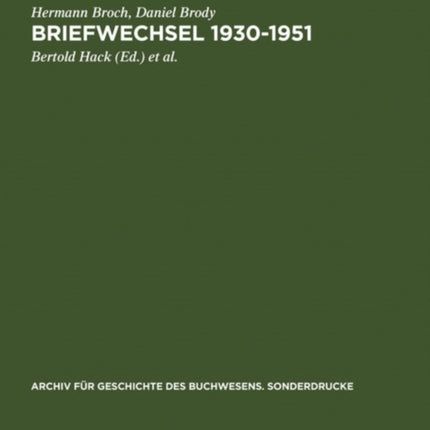 Briefwechsel 1930-1951