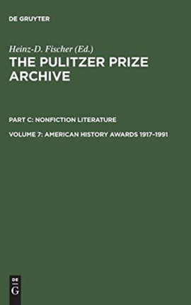 American History Awards 1917–1991: From Colonial Settlements to the Civil Rights Movements