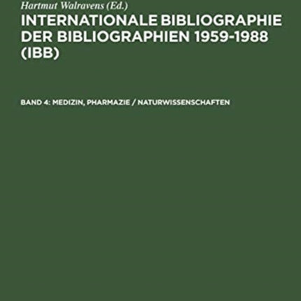 Medizin, Pharmazie / Naturwissenschaften