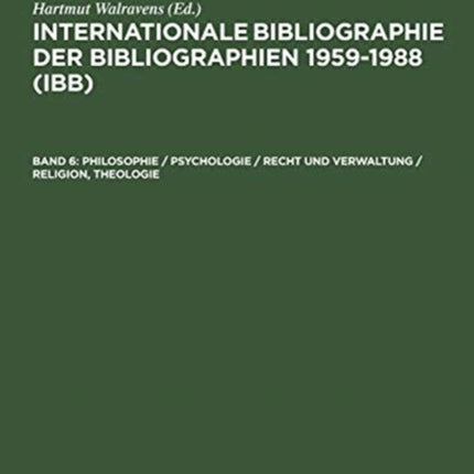 Philosophie / Psychologie / Recht und Verwaltung / Religion, Theologie