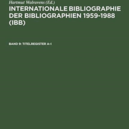 Titelregister A-I
