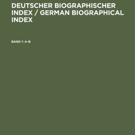 Deutscher Biographischer Index