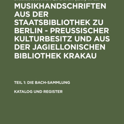 Katalog und Register