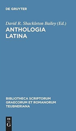 Anthologia Latina Pars I Carmina in codicibus